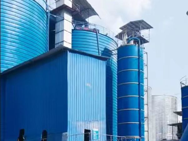 Spiral silos for seed storage